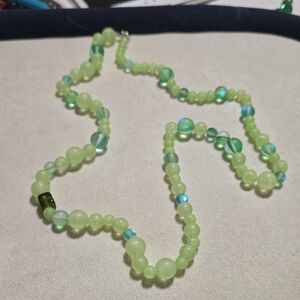 Elegant Green Beaded Necklace
